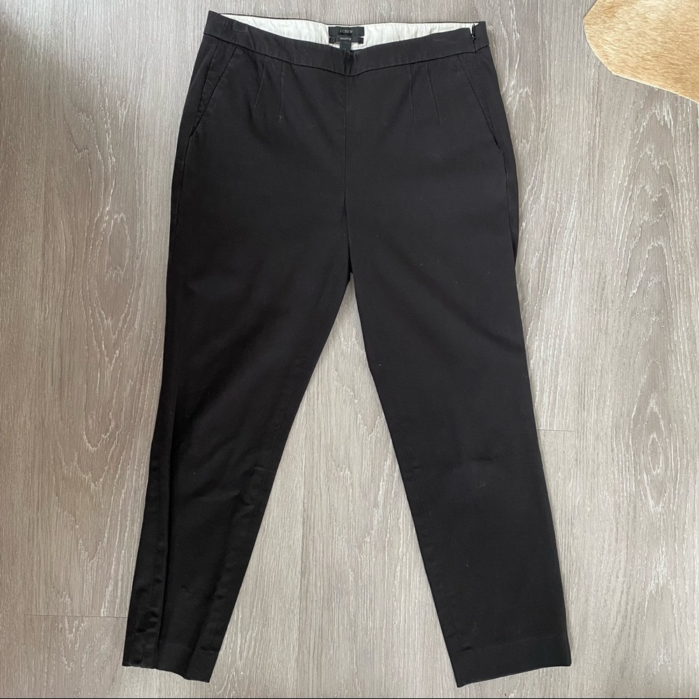 J Crew Martie black cropped business pant (size 6)